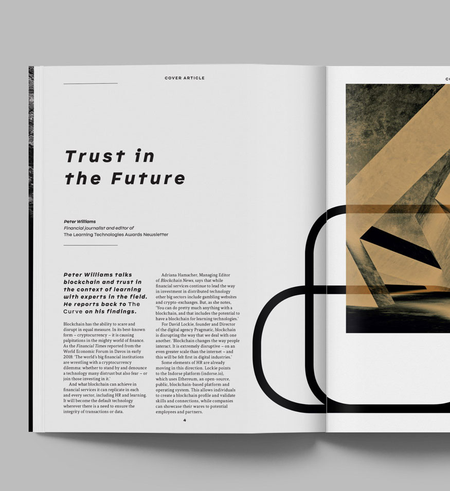 Curve Magazine A Graphic Design Project by PLUK Studio